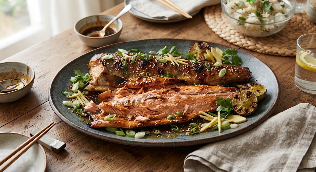 Ginger Soy Glazed Trout