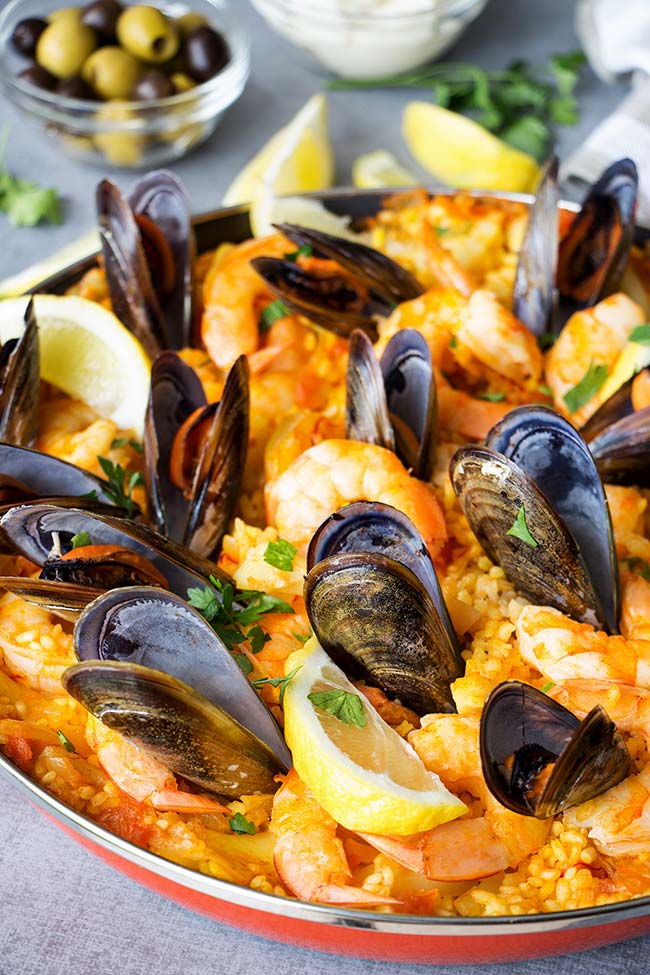 Sweet Seafood Paella