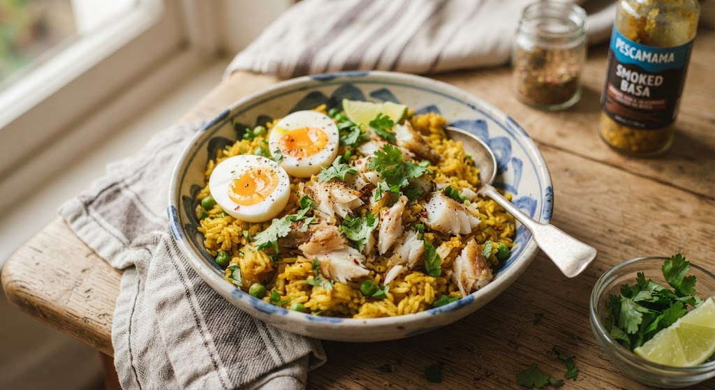 Easy Smoked Basa Kedgeree