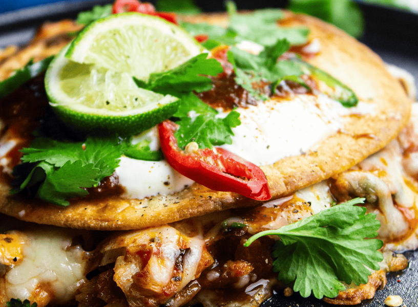 Melting Mackerel Quesadillas