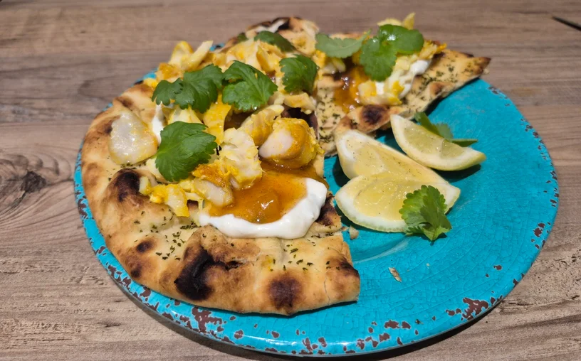 Spicy Basa Naan Breads