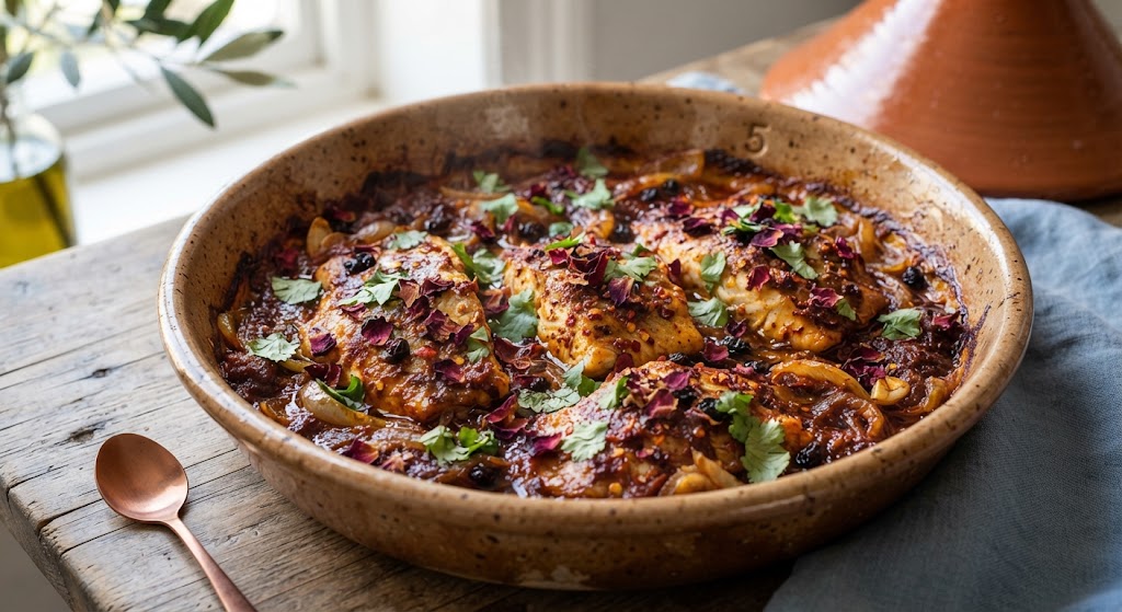 GF Harissa & Rose Bream