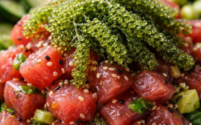 Sea Grape & Tuna Poke Bowl