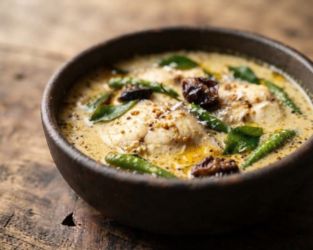 Keralan Coconut Fish Curry (Meen Moilee)