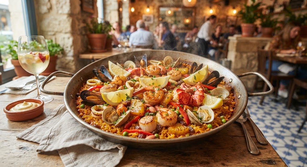 Sweet Seafood Paella