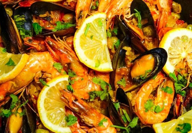 Sweet Seafood Paella