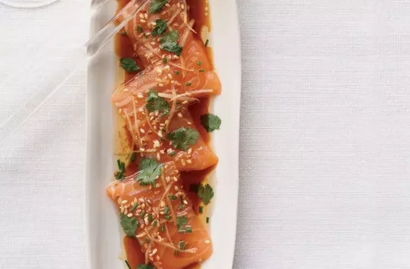 Buttery Salmon Sashimi