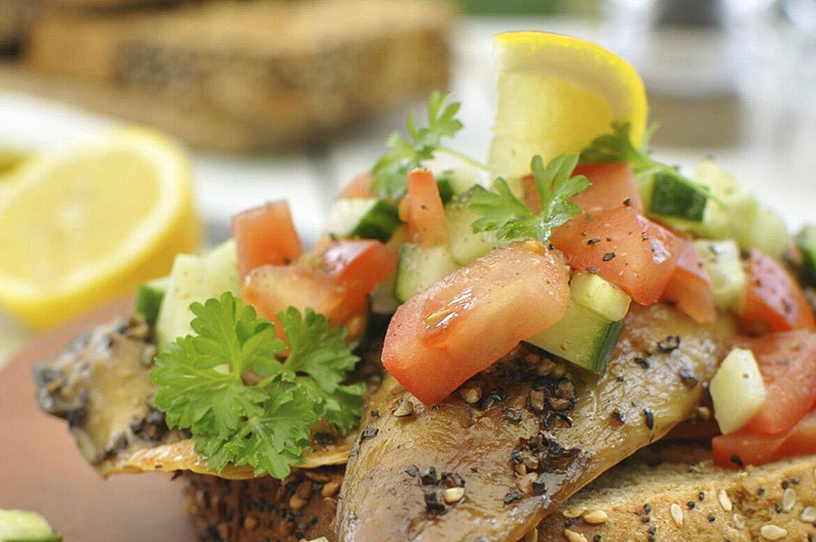 No Cooking Mackerel Ploughmans