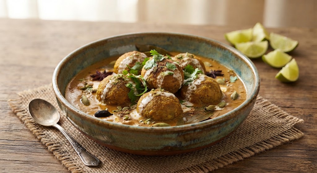 Fish Koftas in Cardamom