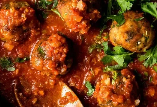 Fish Koftas in Cardamom