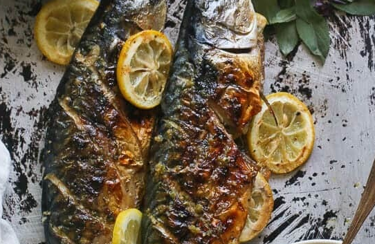 Charred Whole Mackerel