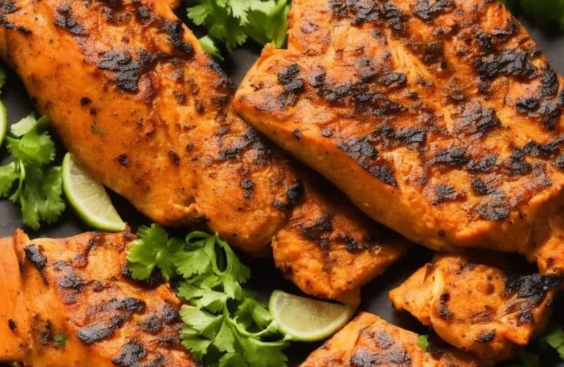 Marinated Tandoori Trout