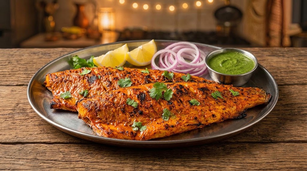 Marinated Tandoori Trout