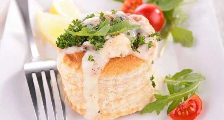 Prawn and Egg Vol-Au-Vents