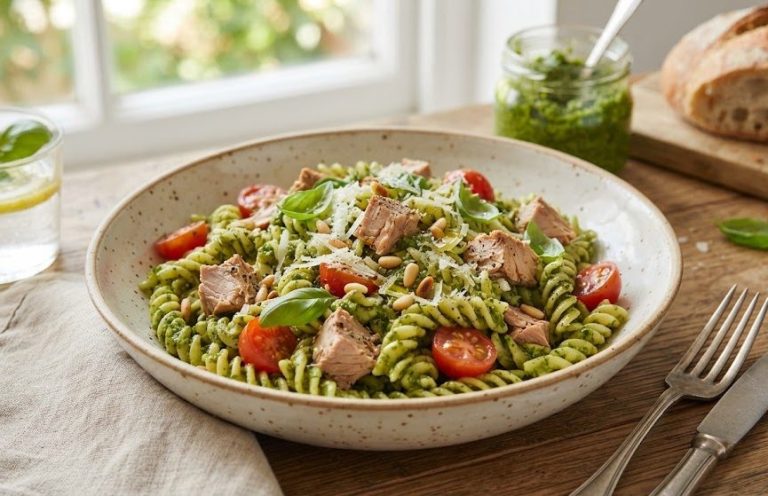 Tuna and Pesto Pasta