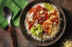 Cajun Spiced Salmon Burrito Bowl