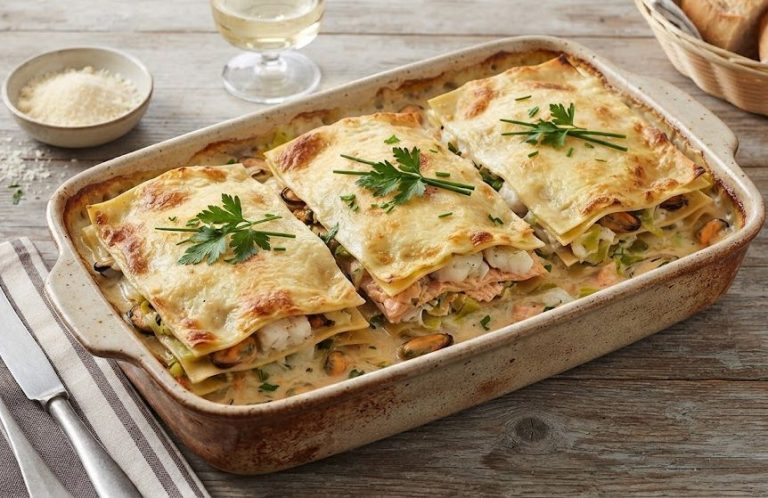 Velvety Fish Lasagne