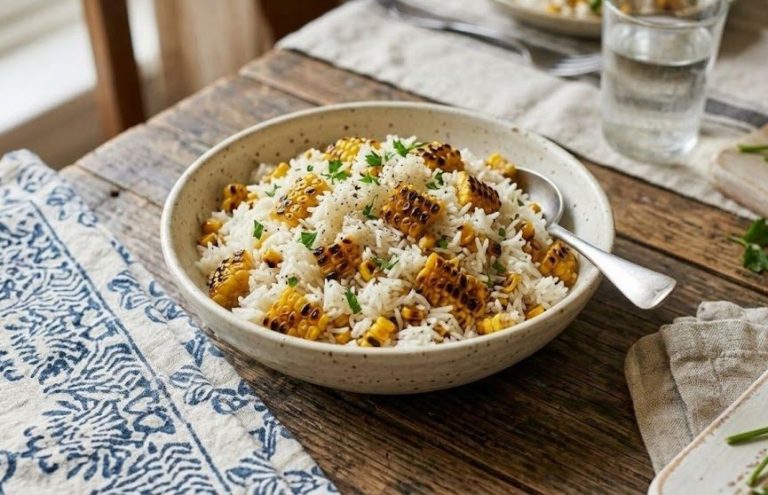 Sun Kissed Coconut & Swetcorn Rice