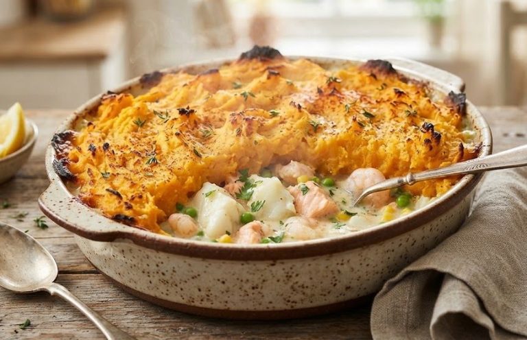 Sweet Potato Fish Pie