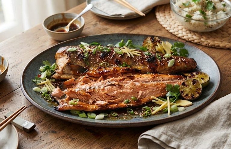 Ginger Soy Glazed Trout Ginger Soy Glazed Trout