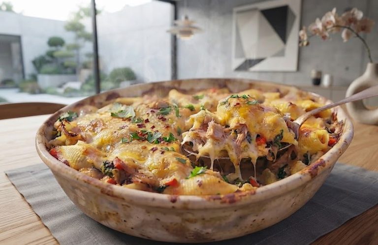 Cheesy Tuna Pasta Bake