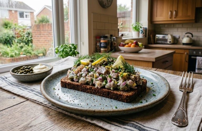 Herring Tartare Pumpernickel