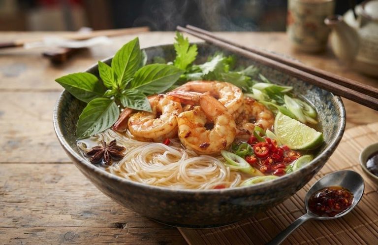 Lemongrass Prawn Pho