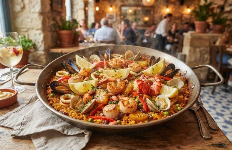 Sweet Seafood Paella