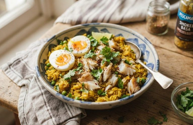 Easy Smoked Basa Kedgeree