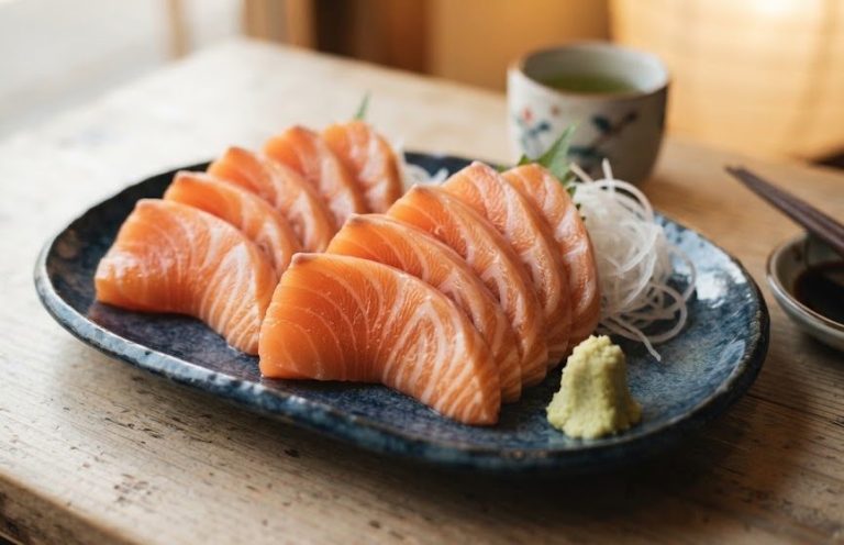 Buttery Salmon Sashimi