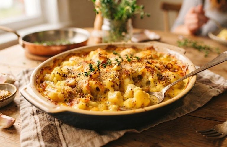 Garlic & Mustard Culiflower Cheese