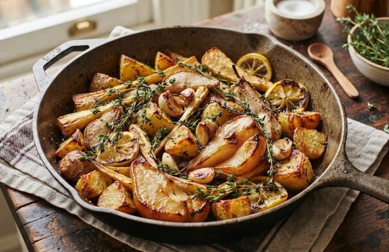 Pesca's Potatoes, parsnips & pears
