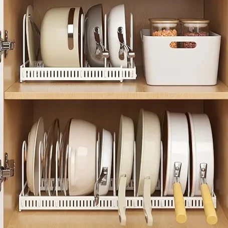 Expandable Pans Organiser Rack