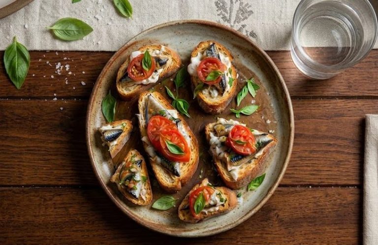Cornish Sardine & Tomato Bruschetta